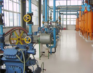 Coix seed oil production line