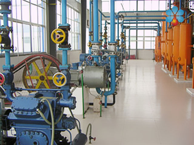 Coix seed oil production line